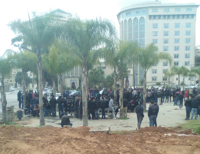 Des étudiants de l’INH de Boumerdès en sit-in devant le Ministère de l’Energie