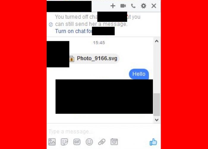 Facebook Messenger : ne cliquez pas sur l’image en .SVG, c’est un virus