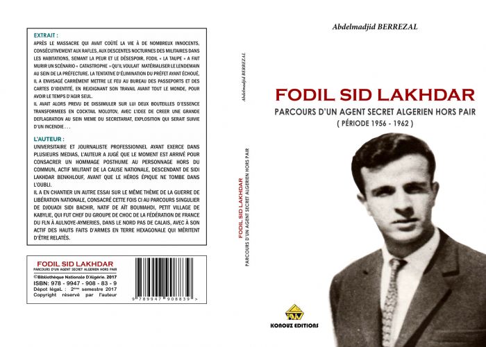 Fodil Sid Lakhdar, parcours d'un agent secret algérien