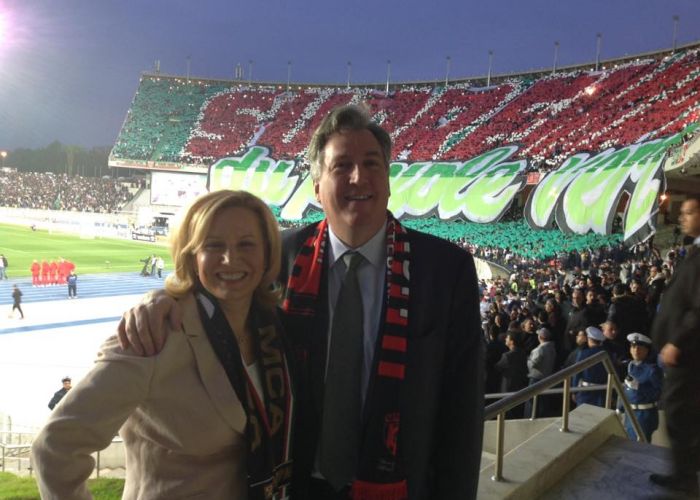 L'ambassadeur US à Alger et son épouse assistent au derby MCA-USMA