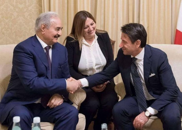 Libye : Le maréchal Khalifa Haftar reçu discrètement par le chef du gouvernement italien Giuseppe Conte 