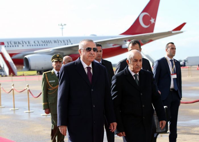 Arrivée du président Erdogan à Alger (Vidéo)