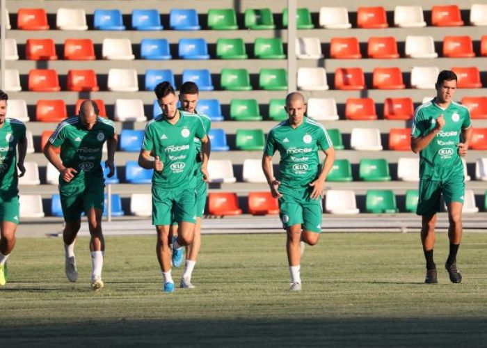 Premier entrainement de l'EN à Gaborone : les verts en phase d’adaptation 