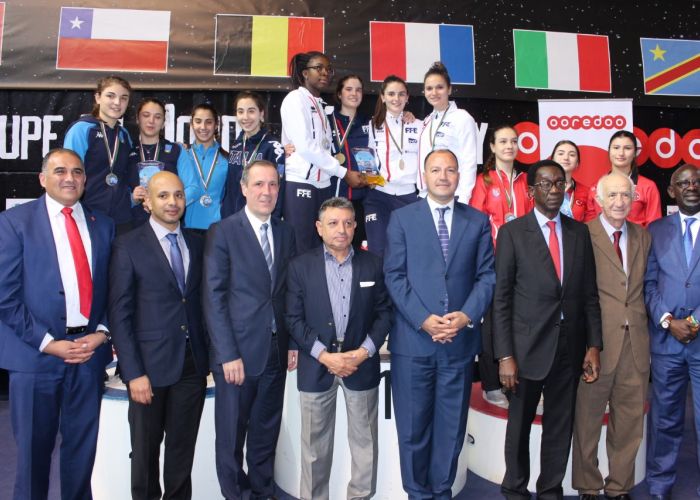 Partenaire de la Fédération Algérienne d’Escrime:Ooredoo accompagne l’équipe nationale dans la Coupe du Monde de Sabre Féminin-Junior