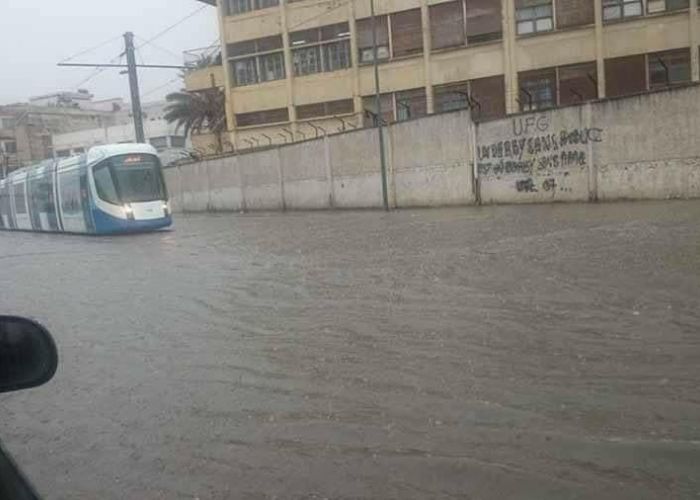 Intempéries : Arrêt partiel du tramway à Alger