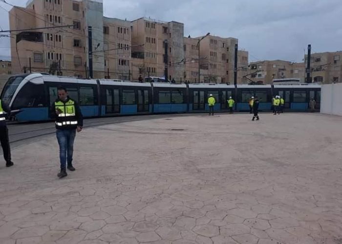 Mostaganem : Essais techniques sur la 1ère ligne du tramway 