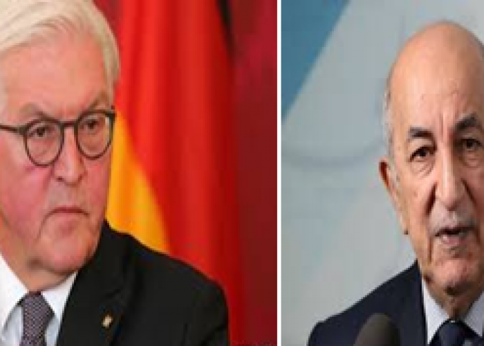 Le président Tebboune s'entretient au téléphone avec le président de la République fédérale d'Allemagne