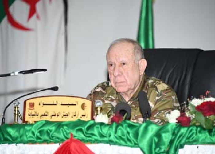 Le chef d'Etat-Major de l'ANP par intérim,Chanegriha Saïd en visite de travail et d'inspection mardi à la 1ère Région Militaire à Blida