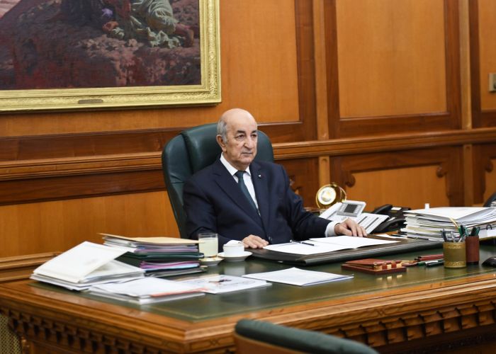  Le Président Tebboune participe à la réunion du Conseil de la Paix et de la Sécurité de l’UA