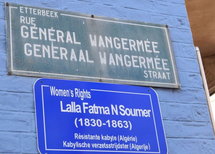 Une rue à Bruxelles (Belgique) rebaptisée au nom de la rebelle de Kabylie, Lalla Fatma N’Soumer