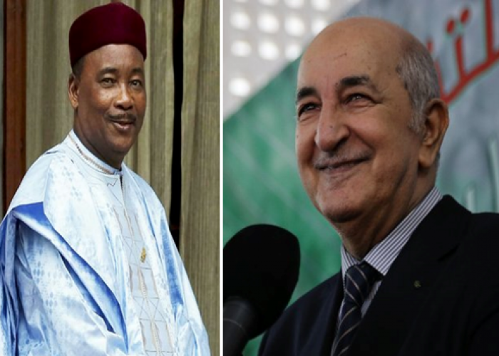 Entretien téléphonique entre le Président Tebboune et son homologue du Niger, Mahamadou Issoufou