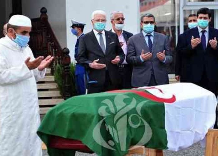 Le moudjahid et ancien chef de la fédération de France du FLN, Omar Boudaoud inhumé au cimetière d'El-Alia (Alger)