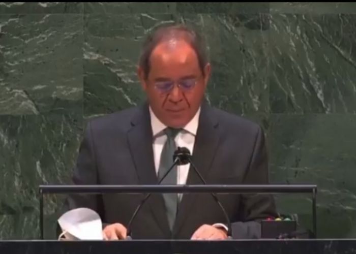 Boukadoum appelle depuis l'ONU à la "cessation immédiate" de l'agression sioniste contre les Palestiniens (Vidéo)