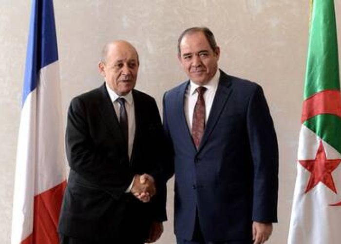  Algérie- France : entretiens Boukadoum- Le Drian à Alger