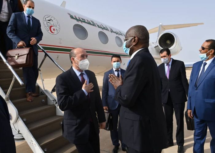 Le ministre de l'Intérieur Kamel Beldjoud en visite de travail en Mauritanie