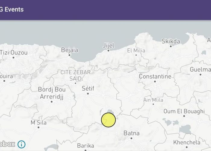 La terre a tremblé deux foix ces dernières heures à Batna 