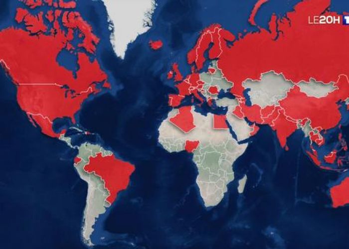 Covid-19: la pandémie a fait 2.716.035 décès dans le monde