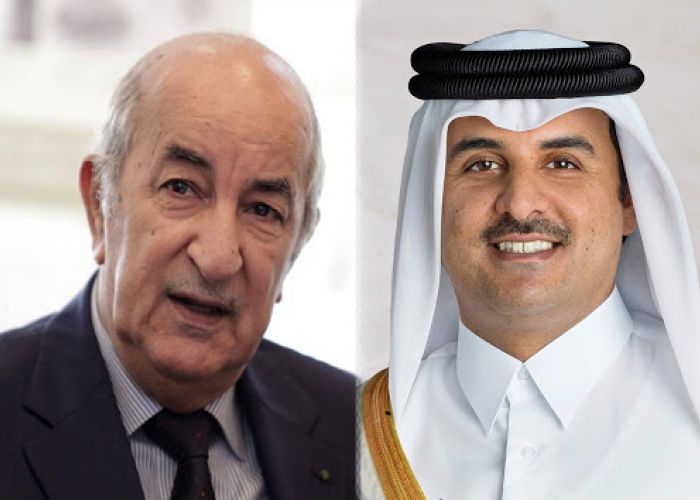 Le Président Tebboune reçoit un appel téléphonique de l'Emir du Qatar