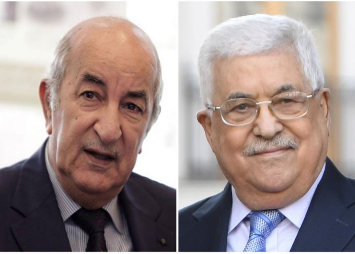 Le Président Tebboune reçoit un appel téléphonique de Mahmoud Abbas