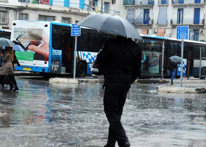 Alerte météo : Jusqu'à 40 mm de pluie sur 19 wilayas de vendredi soir jusqu'à samedi matin