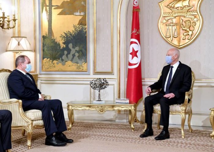 Algérie-Tunisie : Sabri Boukadoum reçu par le président tunisien Kaïs Saïed