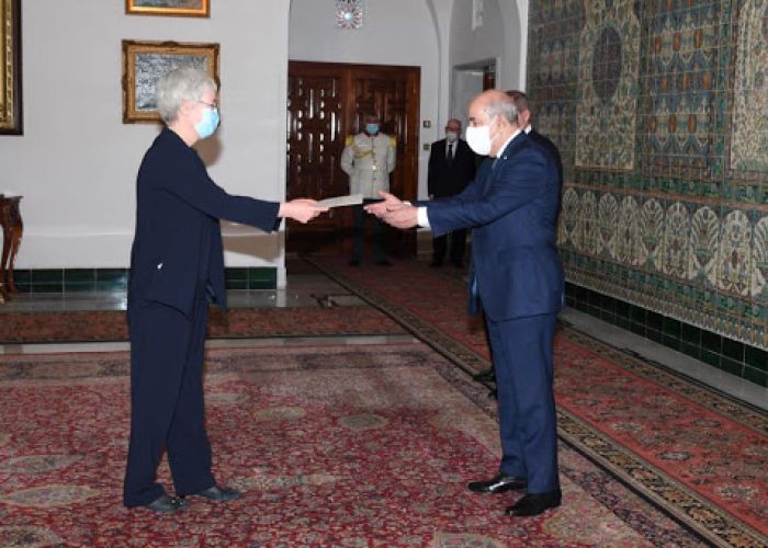  Le Président Tebboune reçoit les lettres de créance de trois nouveaux ambassadeurs 