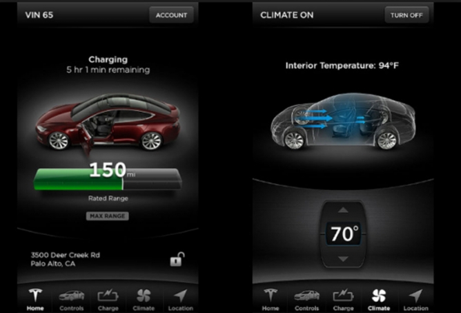 Nouvelle application Tesla : Démarrer votre véhicule avec votre Smartphone !