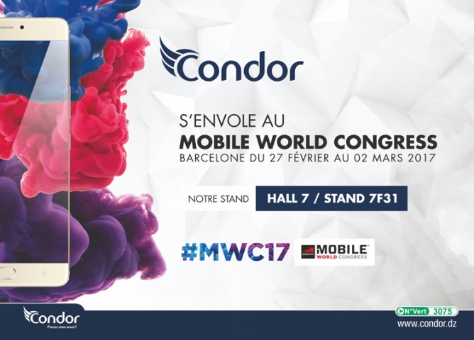 Condor prend part au Mobile World Congress 2017