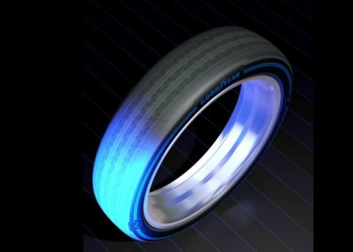 Goodyear présente un concept de pneu intelligent et connecté