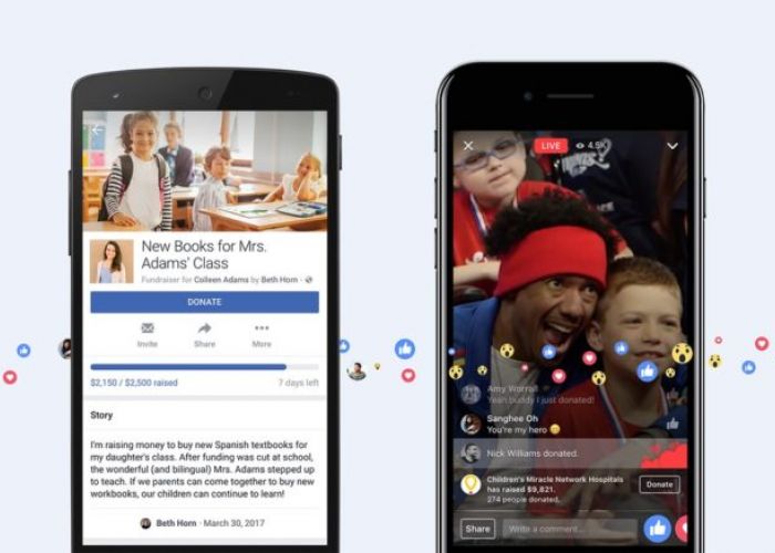 Facebook se lance dans les campagnes de financement participatif personnelles