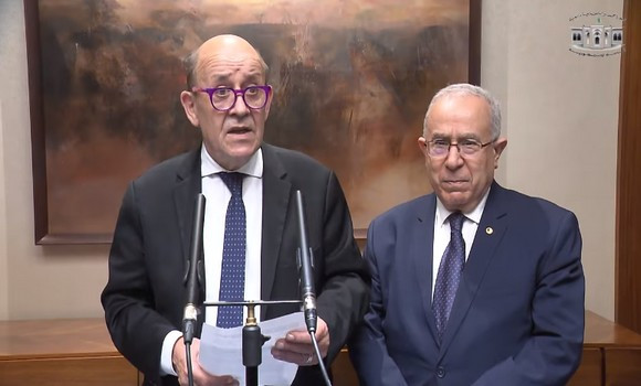 Le Drian : La relance des relations bilatérales avec l'Algérie est '"essentielle" pour les deux pays.