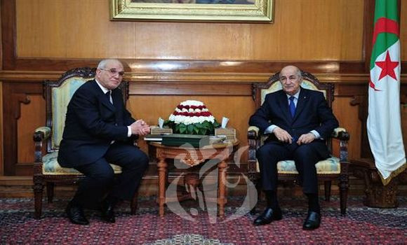 Le président Tebboune reçoit le président de l'ANIE