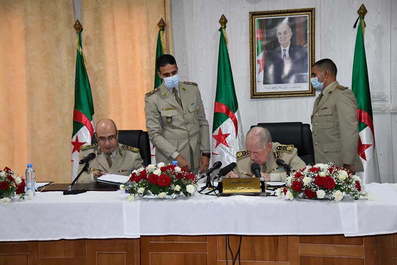 Chanegriha installe le nouveau directeur de la communication de l'Etat-major de l’ANP, Saba Mabrouk, en remplacement de Boualem Maddi