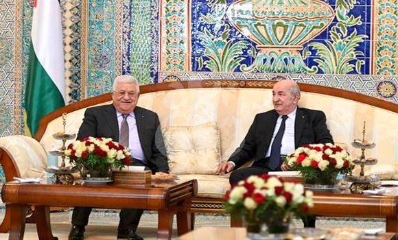 Un accueil chaleureux réservé au Président Mahmoud Abbas en visite d'Etat en Algérie