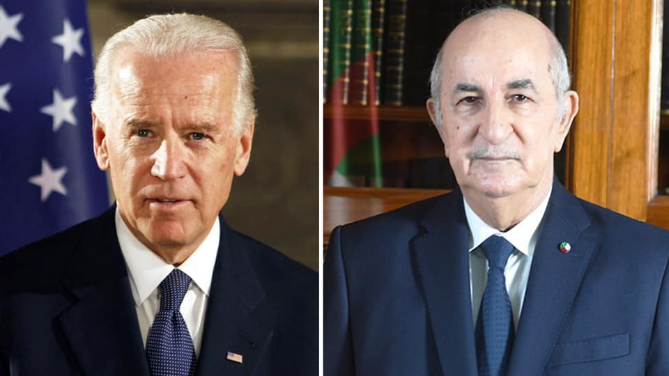 Le président américain Joe Biden salue les efforts bilatéraux avec l'Algérie pour le maintien de la stabilité au Sahel et en Libye