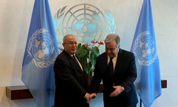 Entretiens Guterres- Lamamara à New York : tour de table sur le Sahara Occidental, la Libye et le Mali ; satisfecit du SG de l’ONU