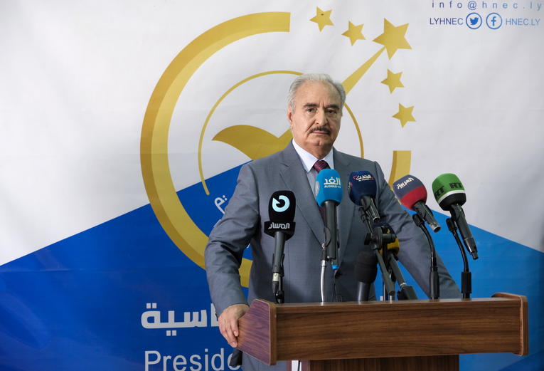 Libye : Le maréchal Haftar dépose sa candidature à l'élection présidentielle du 24 décembre