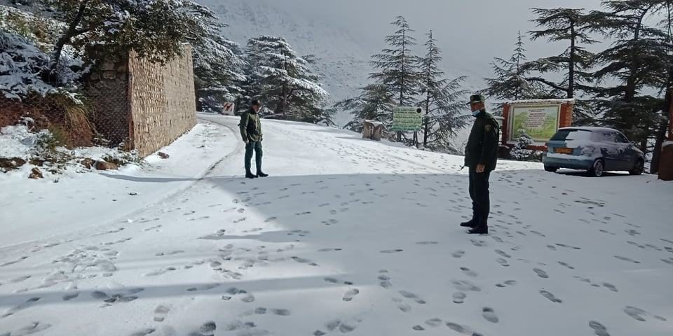 La neige bloque plusieurs routes dans les wilayas de Bouira, Tizi Ouzou et Béjaia