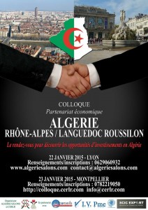 Colloque, partenariat Algérie/ Rhône-Alpes/Languedoc Roussillon